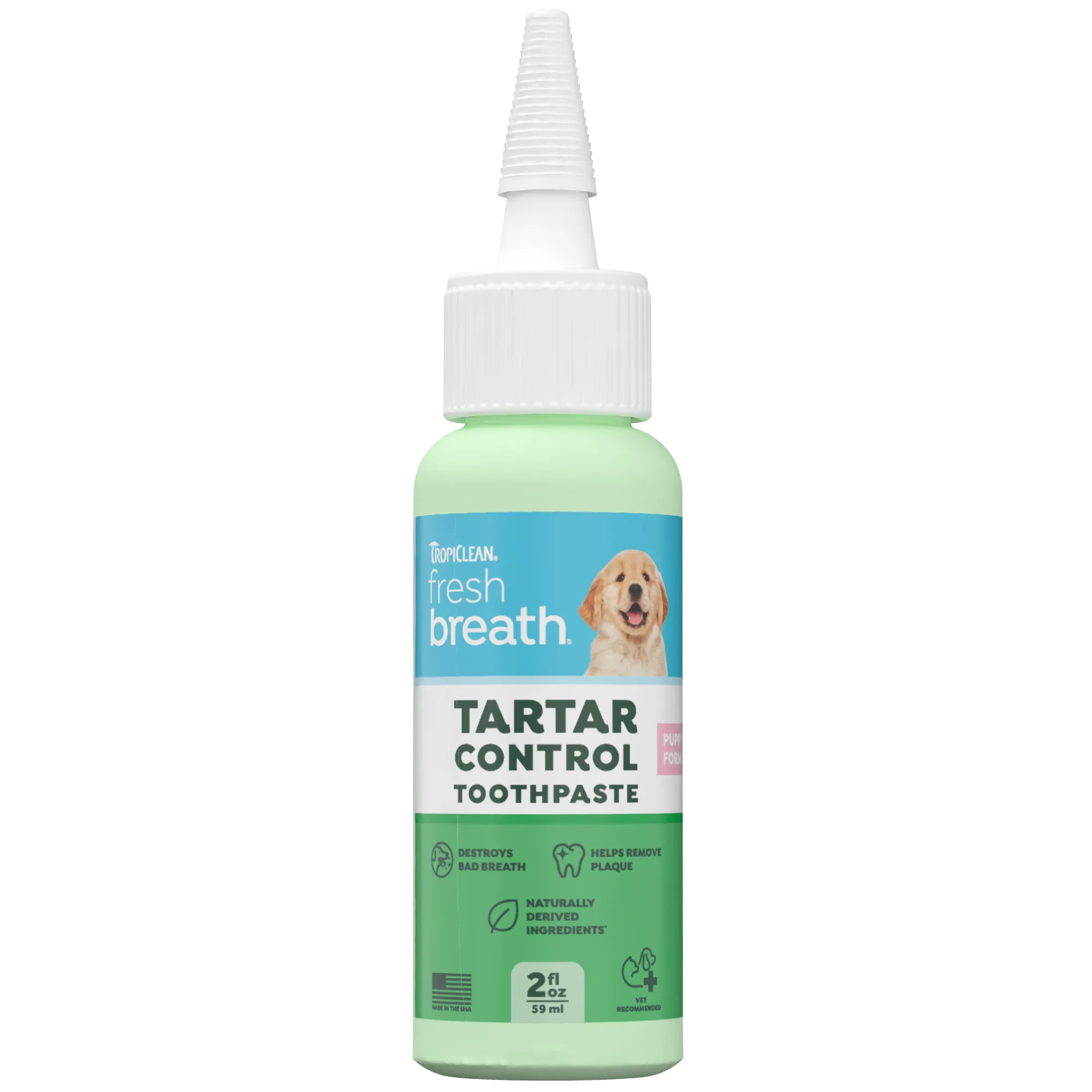 Fresh Breath by TropiClean Kit de Cuidado Bucal para Cachorros — 59 ml