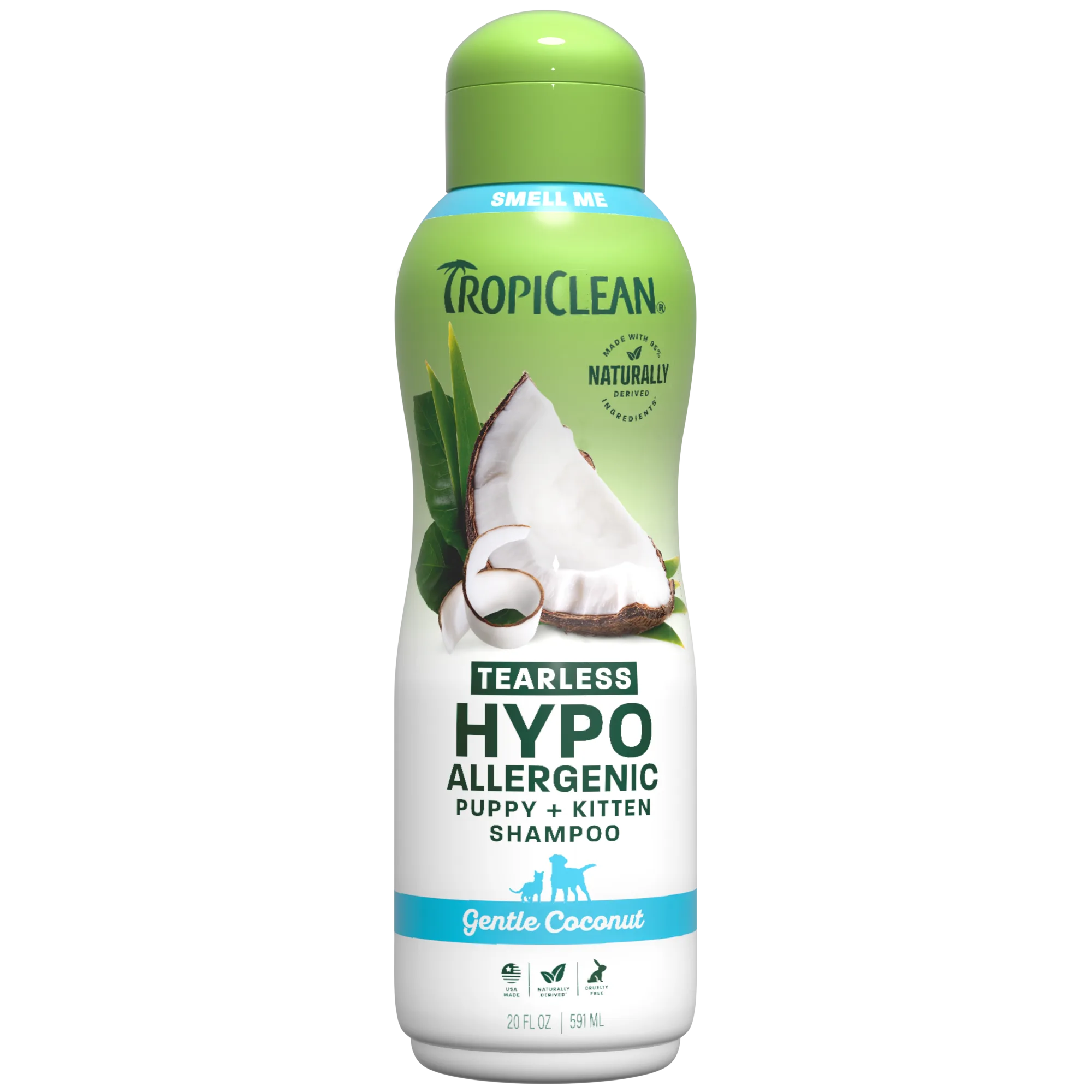 TropiClean Champú para Mascotas — Coco Delicado, 592 ml