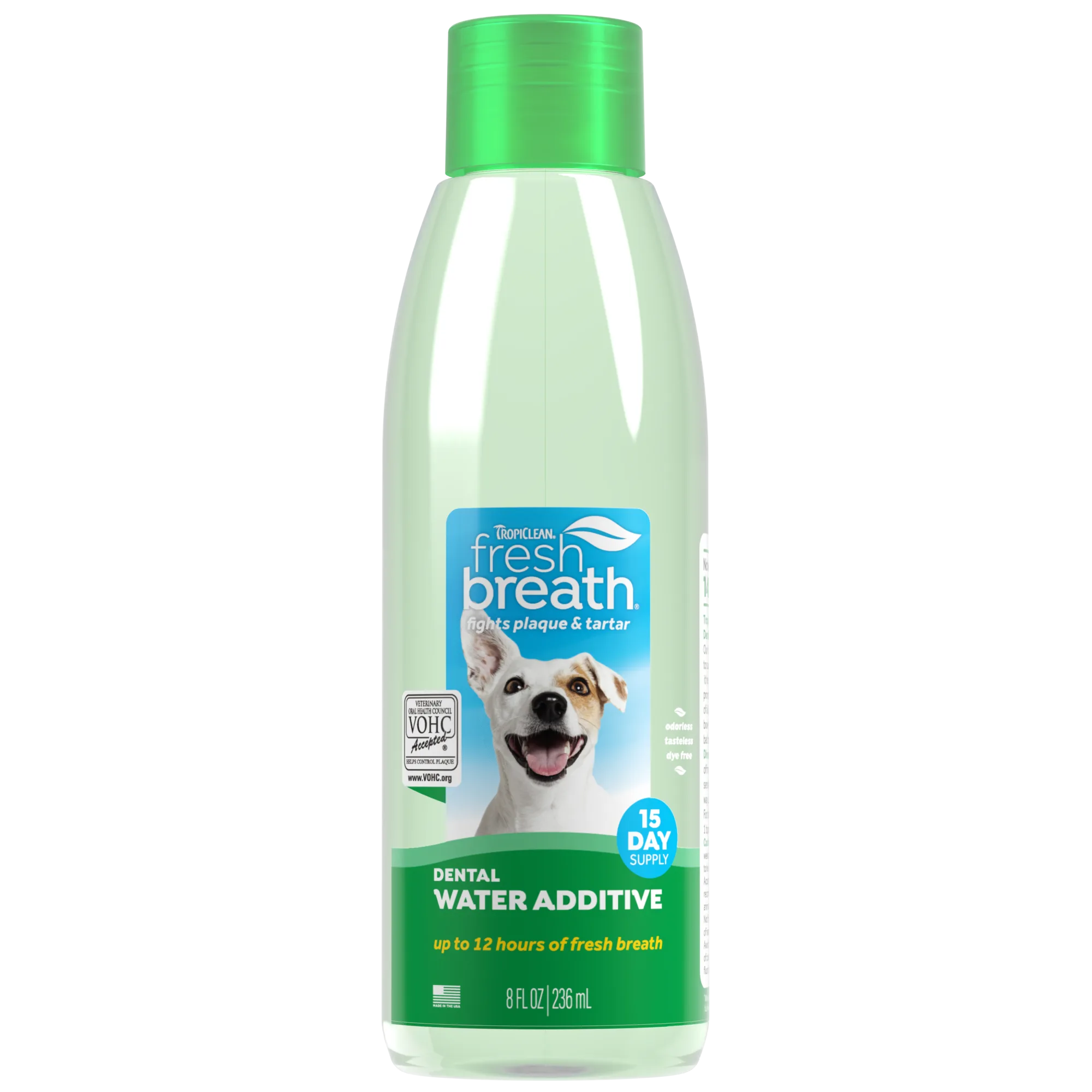 TropiClean Fresh Breath Dental Water Additive for Dogs, 8oz