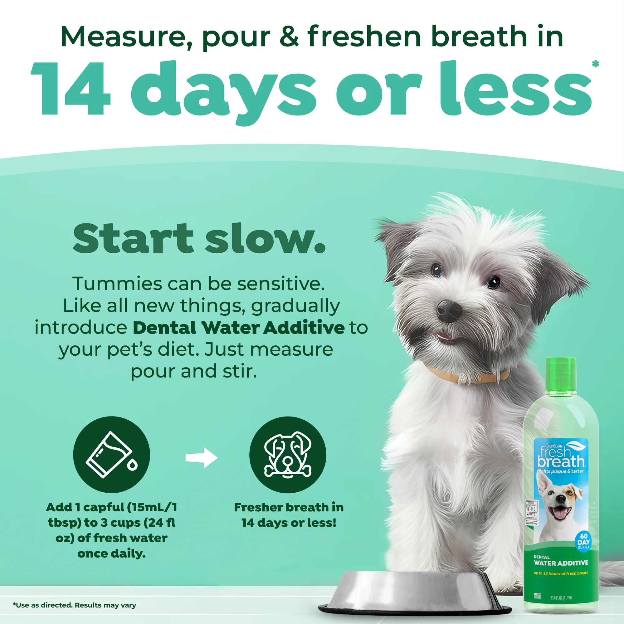 TropiClean Fresh Breath Dental Water Additive for Dogs, 33.8oz 3