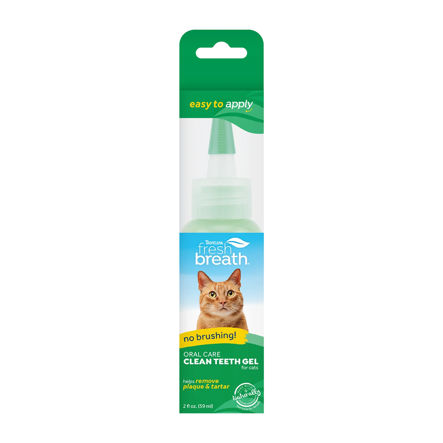 Fresh Breath by TropiClean Gel de Cuidado Bucal para Gatos — 59 ml