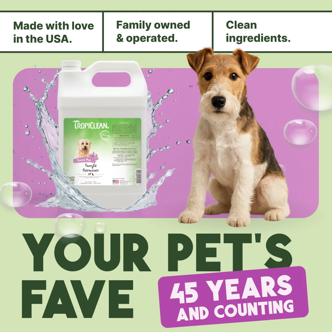 TropiClean Spray Eliminador de Enredos para Mascotas — 3,78 Litros 5