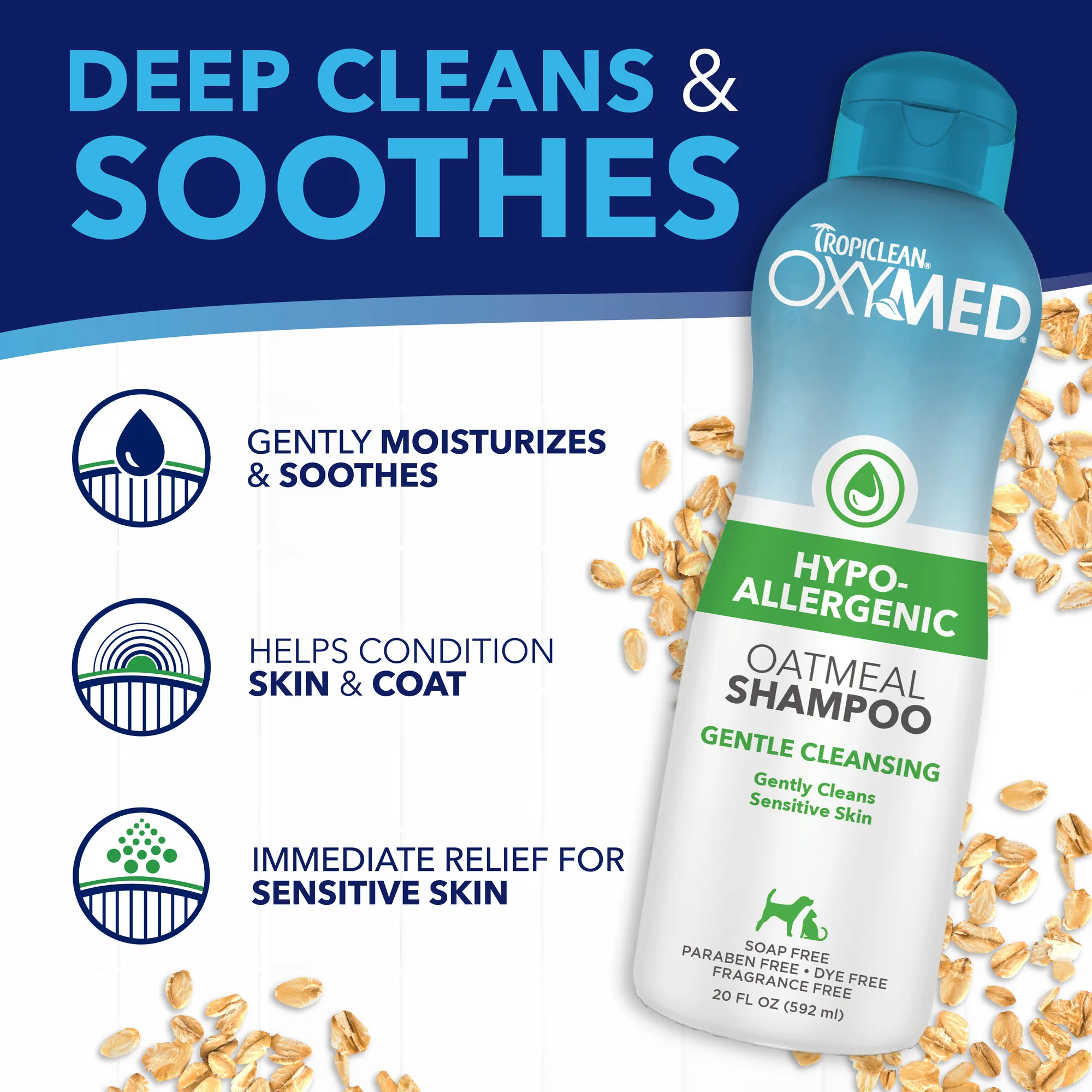TropiClean OxyMed Champú de Avena — 592 ml 4