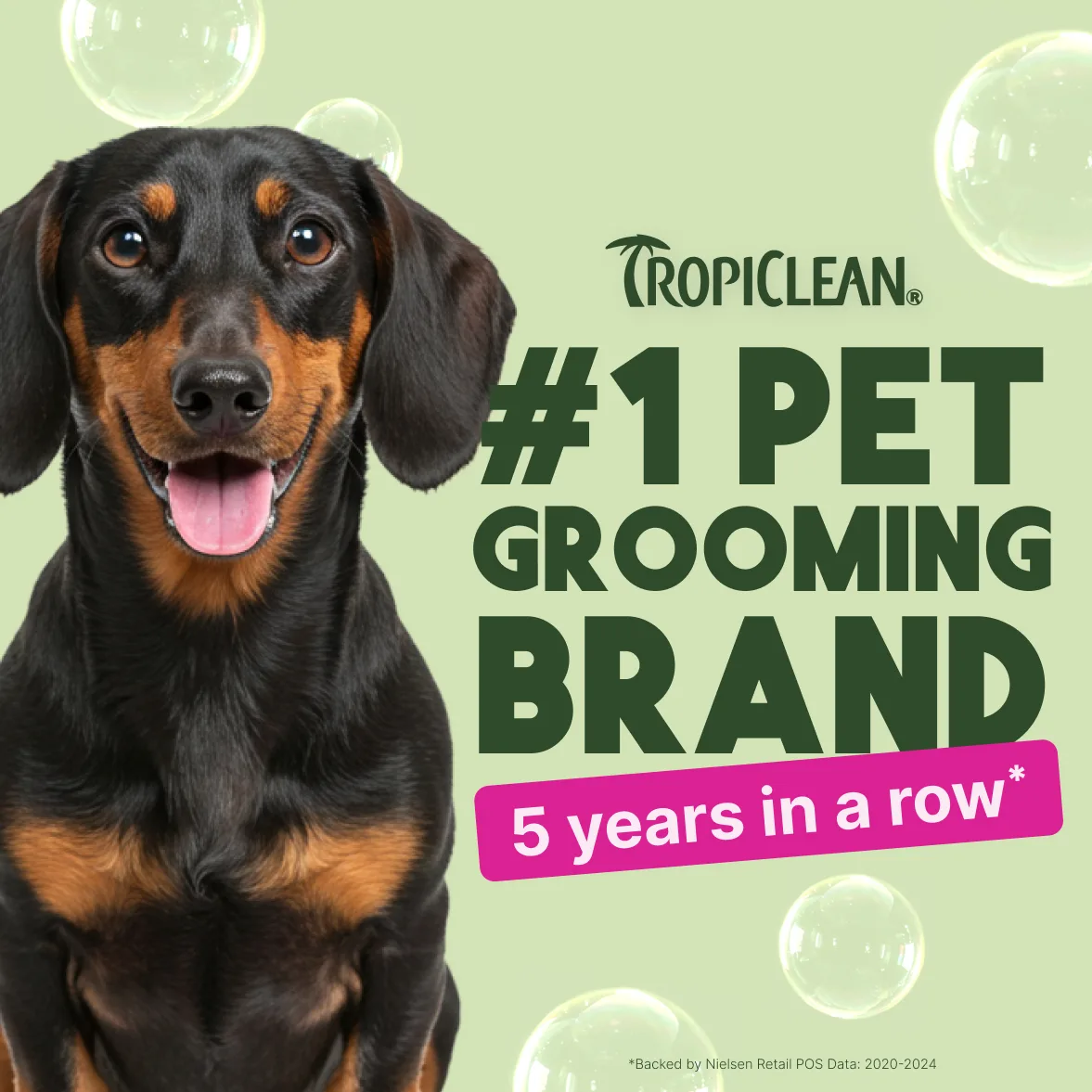 TropiClean Champú para Mascotas — Frutos del Bosque y Coco, 3,78 L 2