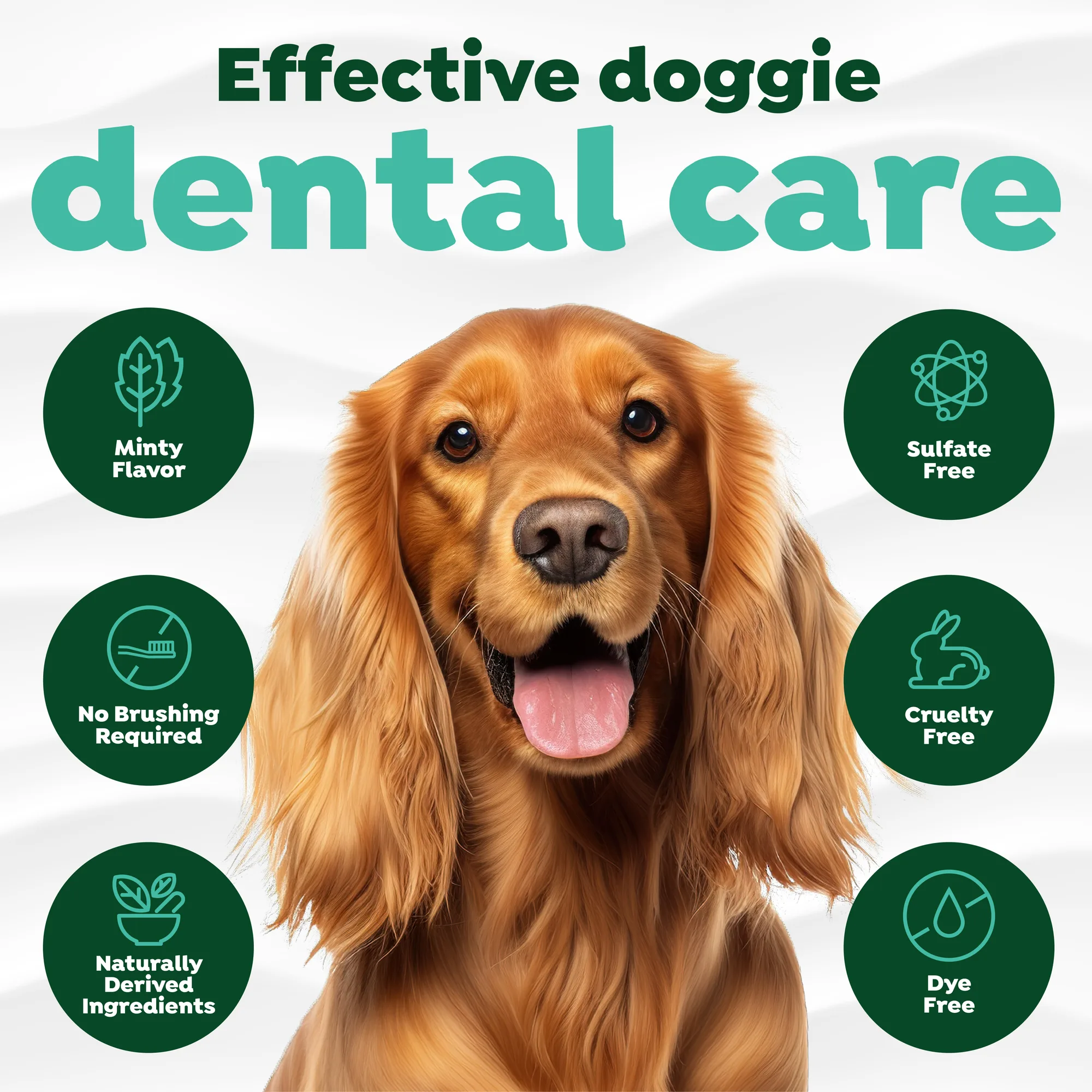 Fresh Breath de TropiClean Espuma de Cuidado Bucal para Mascotas Sabor Menta — 133 ml 2