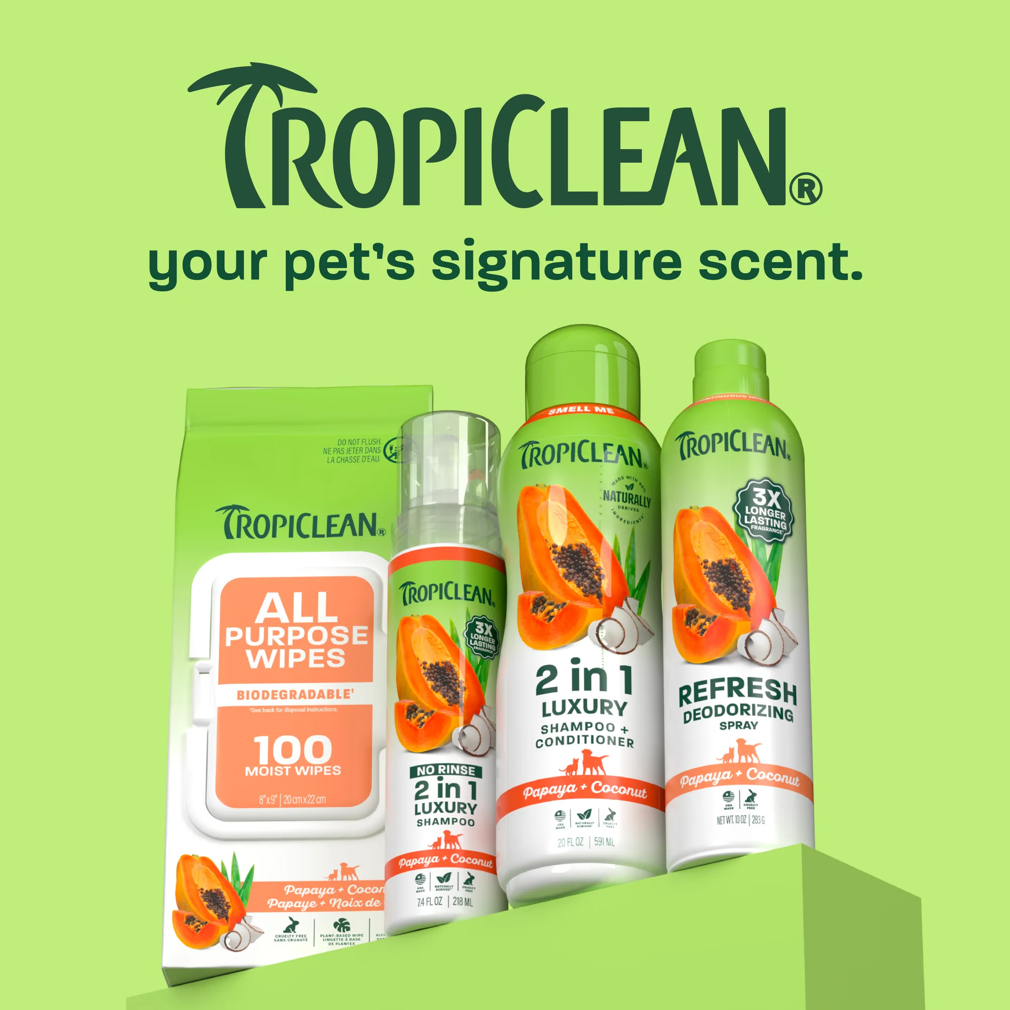 TropiClean Champú para Mascotas — Papaya y Coco, 3,78 L 7