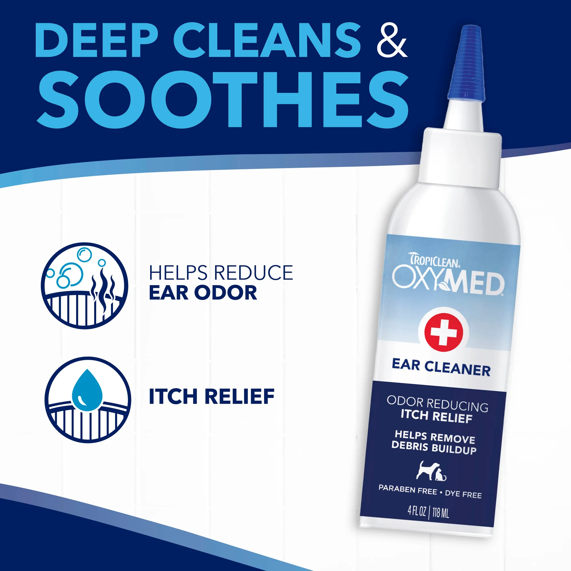 TropiClean OxyMed Limpiador de Oídos — 188 ml 3