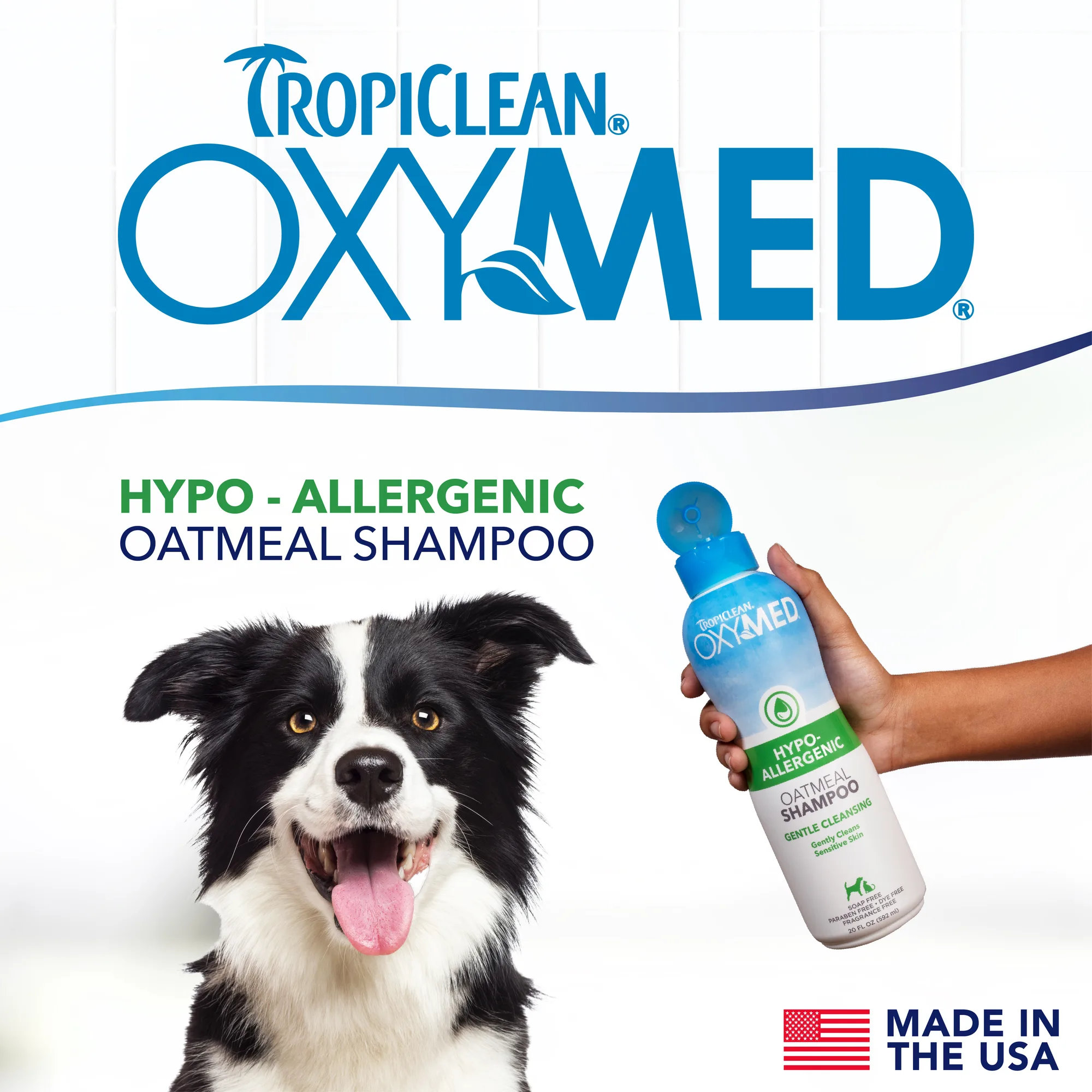 TropiClean OxyMed Champú de Avena — 592 ml