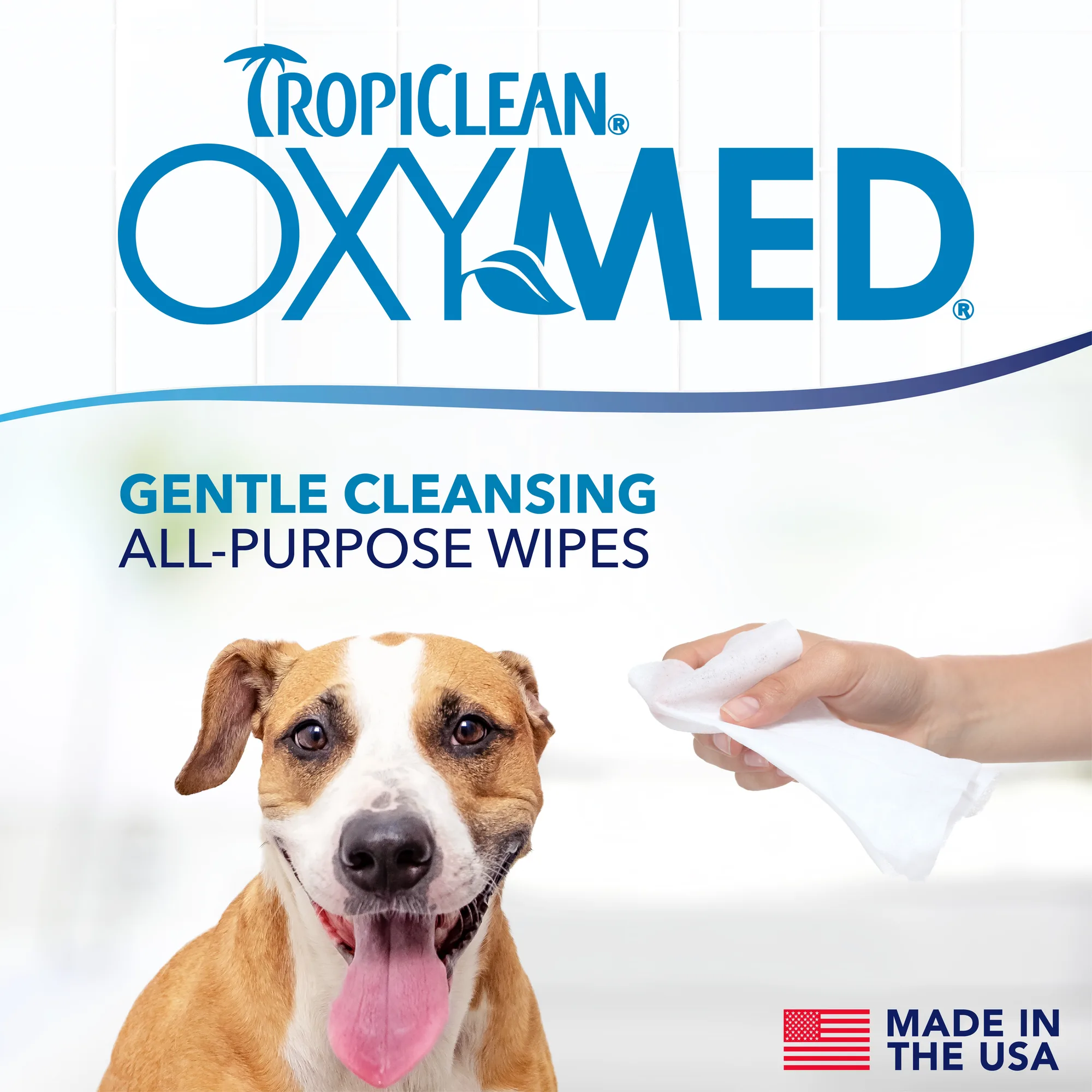 TropiClean OxyMed Soothing Relief Wipes, 50ct - 4 Pack