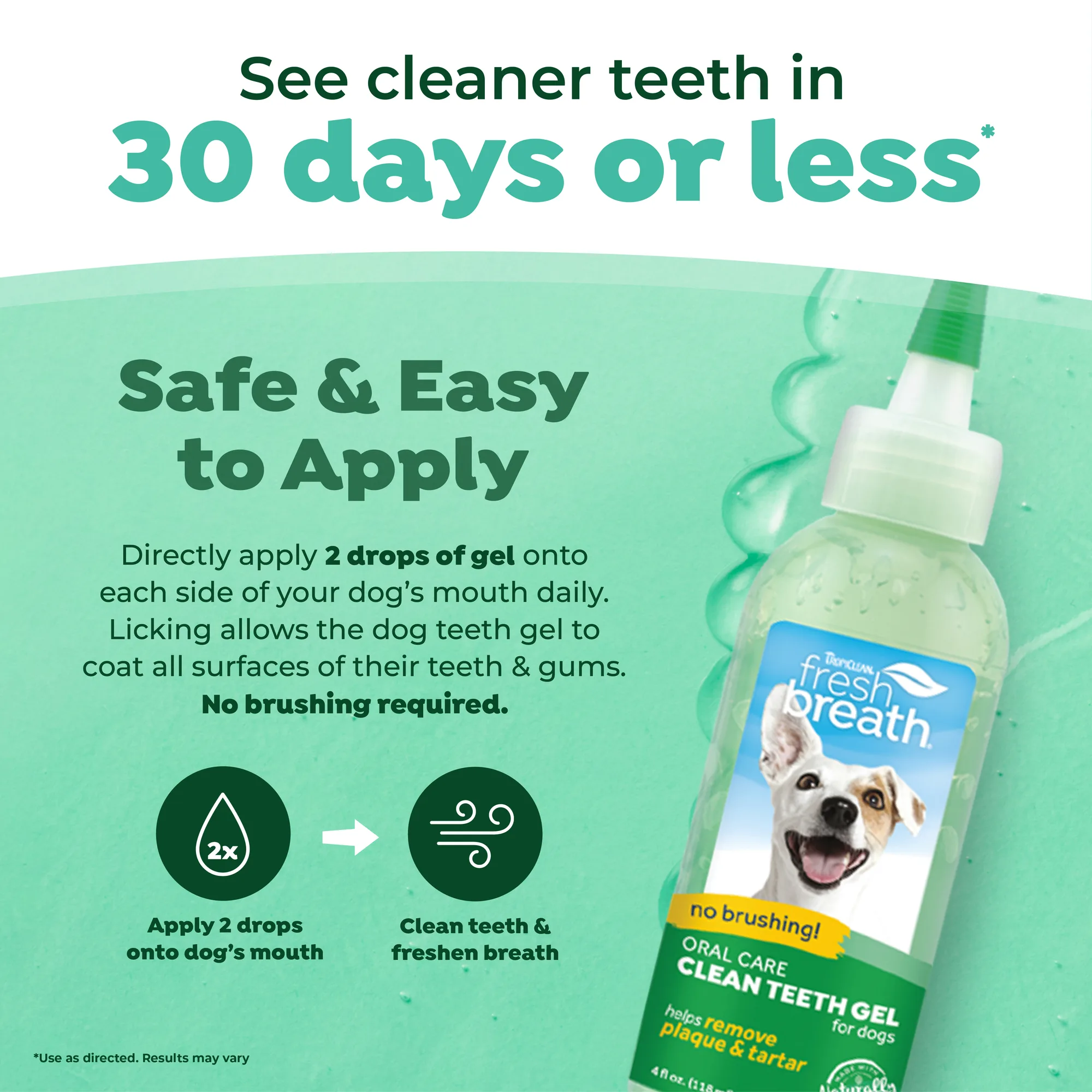 Fresh Breath by TropiClean Gel de Cuidado Bucal para Perros — 118 ml 2
