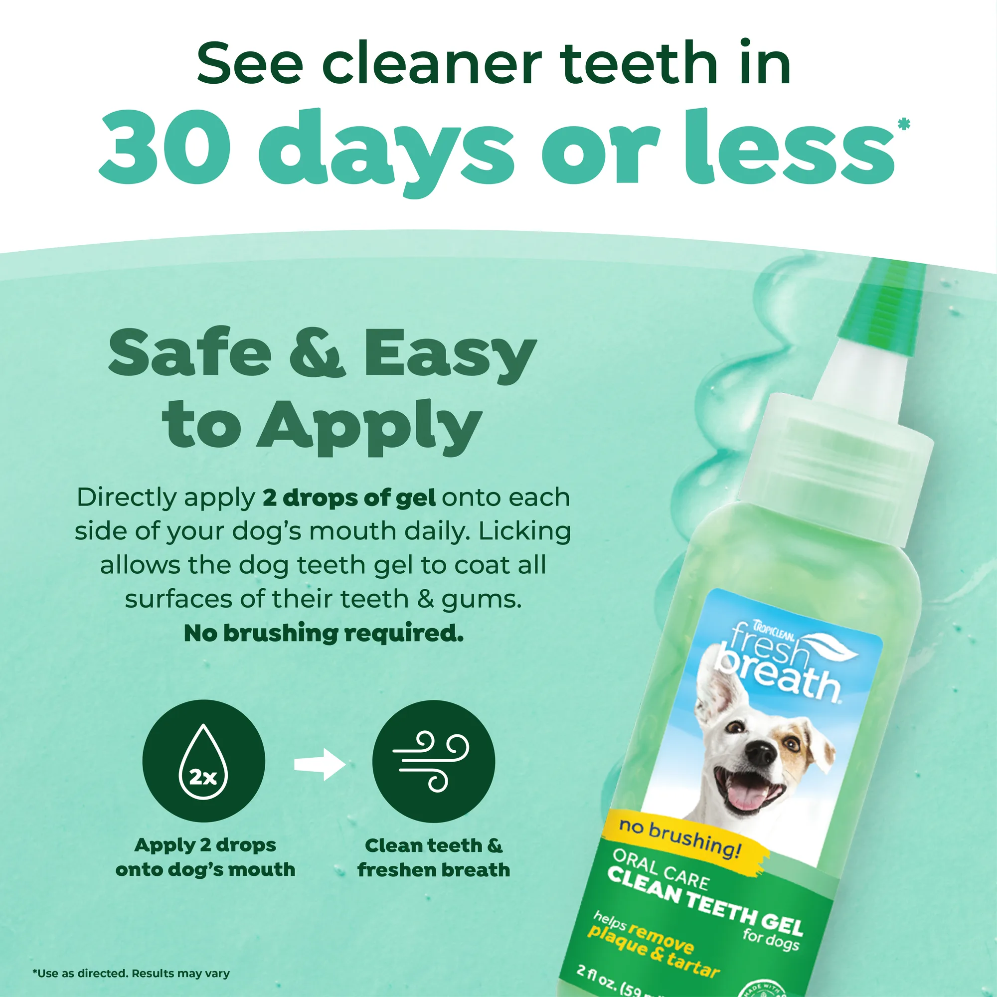 Fresh Breath by TropiClean Gel de Cuidado Bucal para Perros — 59 ml 2