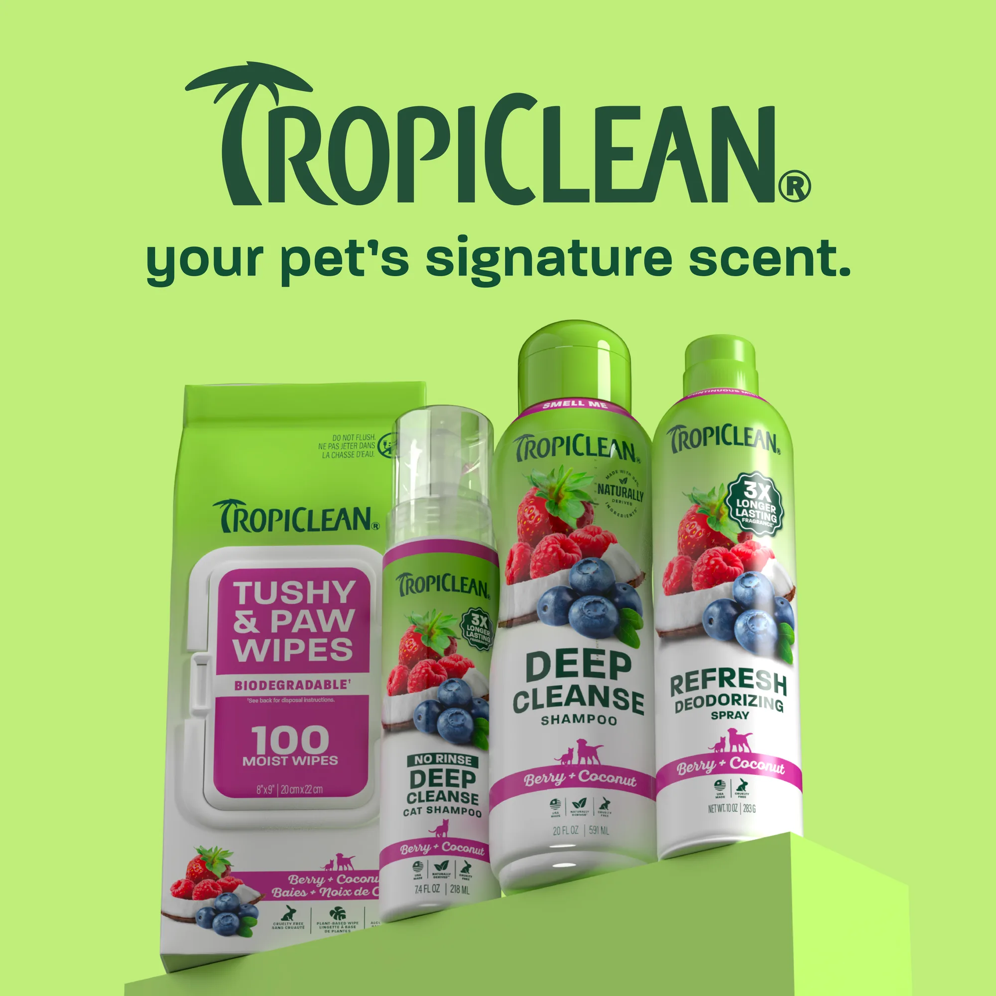 TropiClean Champú para Mascotas — Frutos del Bosque y Coco, 592 ml 7