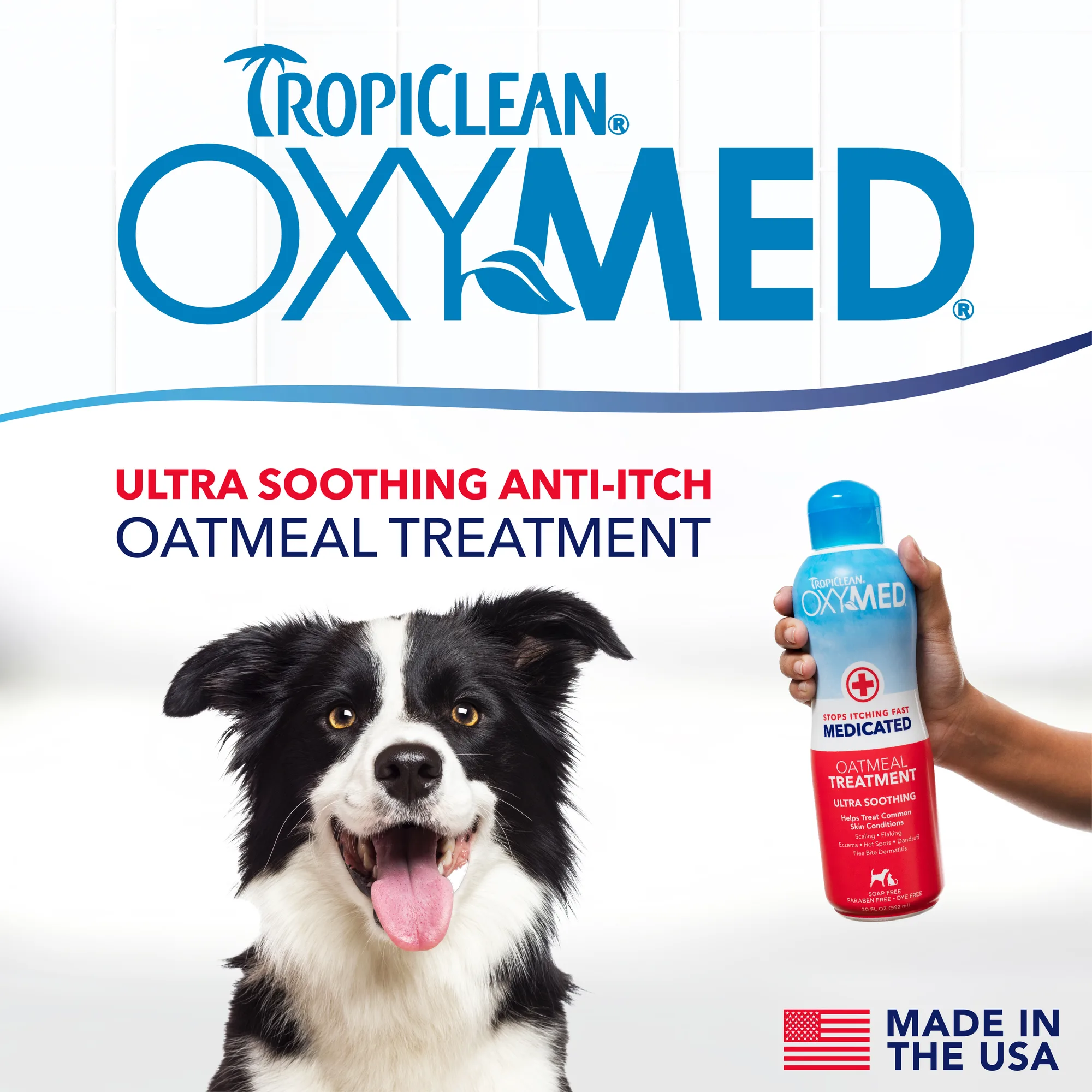 TropiClean OxyMed Tratamiento Medicado de Avena — 592 ml